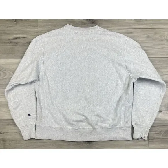 Clemson Tigers Sweatshirt Champion Large Gray Pullover Reverse Weave VTG - Picture 4 of 6